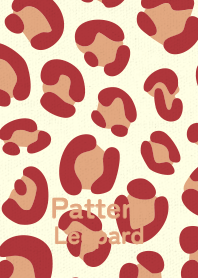 Pattern Leopard Rose madder