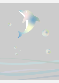 Summer Dolphin02 on white