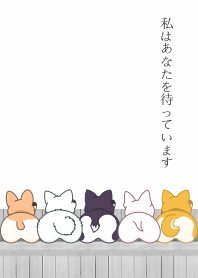 私はあなたを待っています