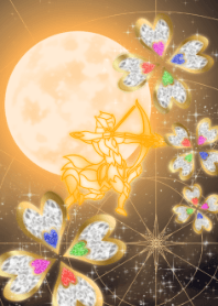 moon and clover orange sagittarius JPN