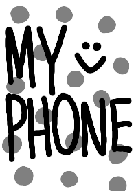 Simple letter MY PHONE
