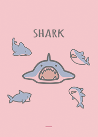 ピンク : サメの着せ替え
