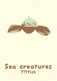 Sea crt ?fish byakuroku