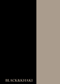 Simple Khaki & Black without logo No.4-2