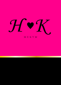 INITIAL -H&K- Pink