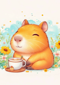 Capybara fat and round n.24