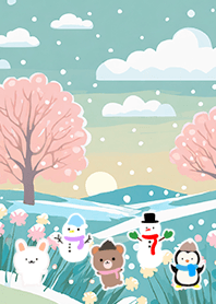 Kawaii scandinavian style(Winter-641)