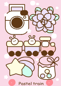 Lovely pastel trains 16
