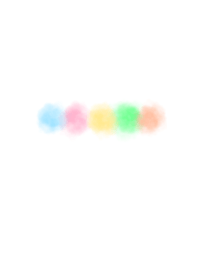 Simple watercolor polka dots