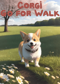Corgi Dog Loves Going for Walks VOL.2