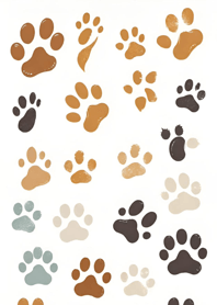 Cat Paw Prints jiH8v