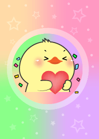 Simple Duck In Pastel Theme