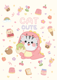 แมวไดโนน่ารัก : sweet pink lover :-)