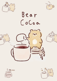 簡單的 熊 可可 淺褐色的