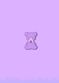 Simple bear lucky plush 9