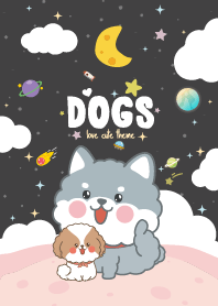 Dog Fat Kawaii Midnight Black