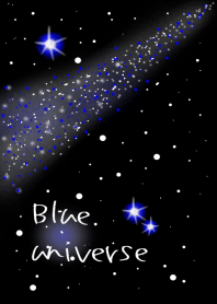 Blue universe.