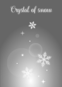 雪の結晶(白)
