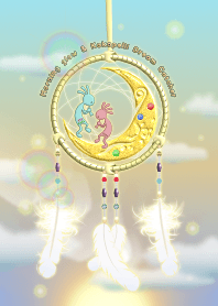 朝焼けとココペリのドリームキャッチャー 5