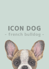 ICON DOG - french bulldog - PASTEL GR/02