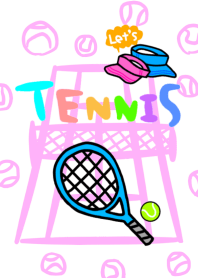 Let's tennis!-pink-