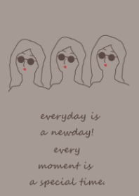 everyday is a newday (mocha brown)