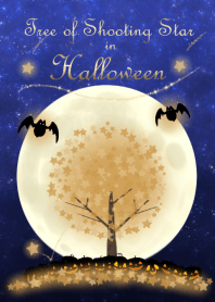 Tree of shooting star in Halloween 2