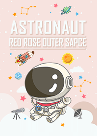 浩瀚宇宙 寶貝宇航員 乾燥玫瑰