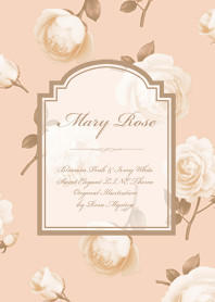 Mary Rose / Blossom Pink & Ivory White