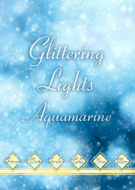 Glittering Lights Aquamarine