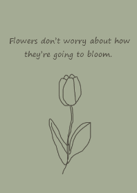 -art tulip-(khaki)
