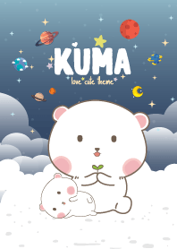 Kuma lovely Galaxy Night Blue