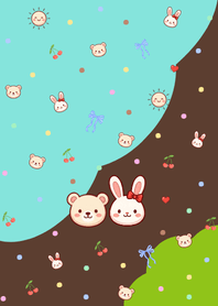 Bunny & Bear_Brown&Green.5