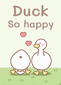 Duck so happy