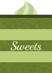Sweets 002 (Matcha cake-White-YGR D)