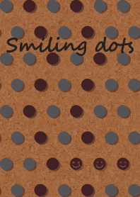 Smiling dots 01 + gray