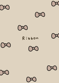 Beige ribbon pattern.