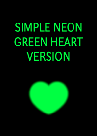 SIMPLE NEON GREEN HEART VERSION