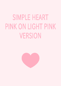 SIMPLE HEART PINK ON LIGHT PINK VERSION