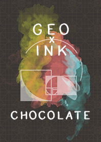 geo × ink - chocolate