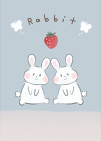 Warm cute rabbit2.