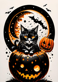 halloween cat eA9355