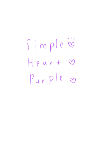ง่าย หัวใจ สีม่วง