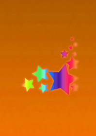 ラッキー運アップな星オレンジ