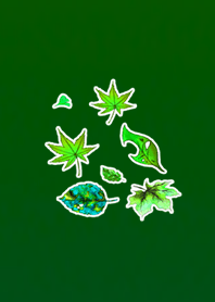 Emerald leaves