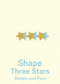 Shape Three Stars  karashiiro