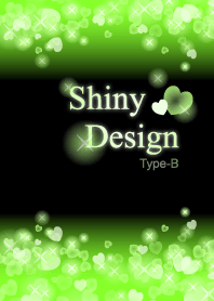 Shiny Design Type-B 黄緑×ハート