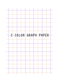 2 COLOR GRAPH PAPER-PINK&PURPLE-WHITE