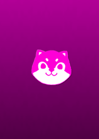 Simple shiba inu pink