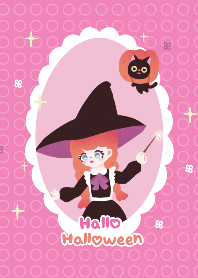 HELLO Halloween pink